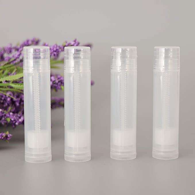 M.C. PIPWALA Pieces Clear Empty Plastic Lip Gloss Lip Balm Cream Tubes Lipstick Refillable Bottles Cosmetic Containers Set (Pack of 100) 6