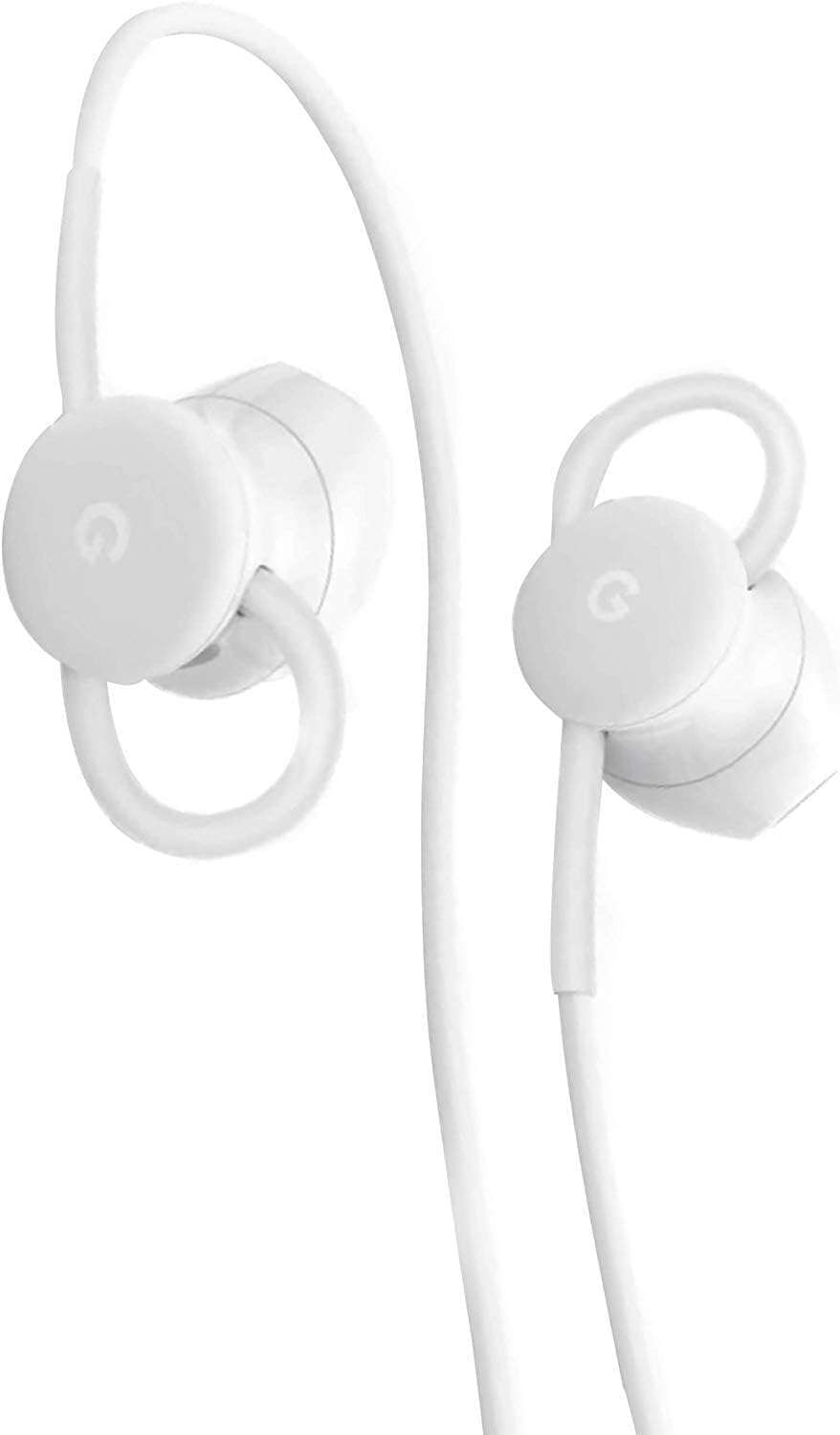 Google Earbuds Wired Headset USB-C, Comfortable Fit, Inline Controls, Compatible with Type-C Phones - White (Retail) 6