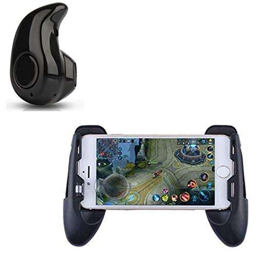 Raptas Gamepad JL01 for pubg etc with Adjustable Joystick to Enhance The Gaming Experience Works with All Smartphoneswith Fitness & Jogging Mini Invisible S530 Kaju Hands-Free Bluetooth Headset [video game] 1