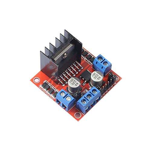 2Pack L298N Motor Drive Controller Board Module Dual H Bridge DC Stepper Compatible with Ar-duino Electric Projects, Smart Car Robot 2