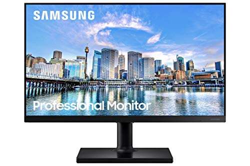 SAMSUNG FT45 Series 27-Inch FHD 1080p Computer Monitor, 75Hz, IPS Panel, HDMI, USB Hub, Height Adjustable Stand, 3 Yr WRNTY (LF27T450FQNXGO),Black 1