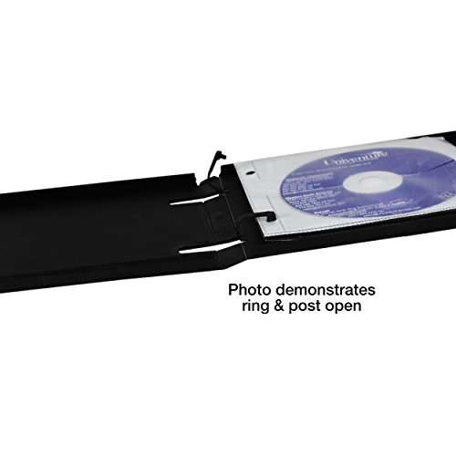 UniKeep Disc 5 CD/DVD Wallet with Pages - Case of 30 (Black) 5