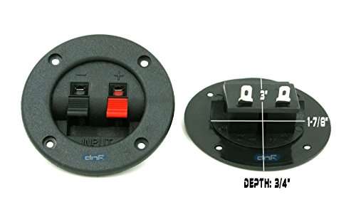 (250 Pack) Speaker Box Push Spring Terminal Cup Connector SUBWOOFER 3