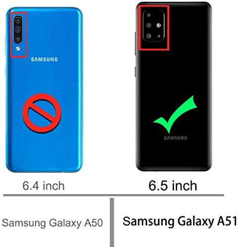 GORGCASE Phone Case for Samsung Galaxy A51 4G Phone Case (NOT FIT A51 5G),Slim Design Light Weight Anti-Scratch Shook-Proof Armor Cute Girls Boy Women Man Protective Cover Milky Way Galaxy 2