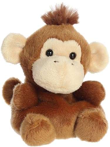 Aurora® Adorable Palm Pals™ Boomer Monkey™ Stuffed Animal - Pocket-Sized Play - Collectable Fun - Brown 5 Inches 2