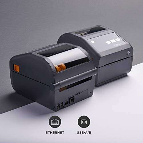 ZEBRA ZD420d Direct Thermal Desktop Printer 203 dpi Print Width 4 in USB Ethernet ZD42042-D01E00EZ 2