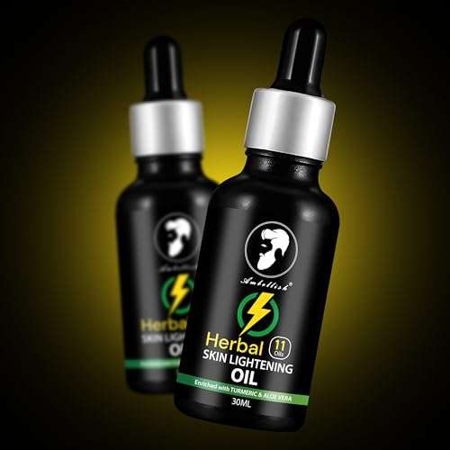 Skin Lightening Herbal Hair Oil Skin For Natural De-Tan, Skin Brightening, Moisturize The Dry Skin, Daily use Pack of 30ML 5