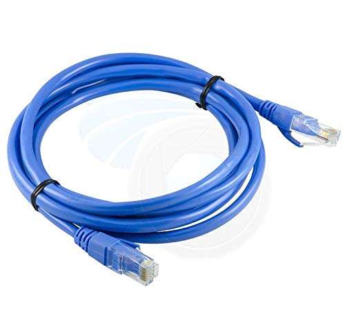 Terabyte 15 Meter LAN Cable CAT5 Ethernet Cable Network Cable Internet Cable LAN Wire High Speed Patch Cable Computer Cord (Blue) 08 3