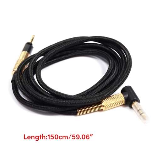 Quality 2.5mm to 3.5mm Earphone Cable for HD598/599/HD558/HD518 Wire Improved Sound Ranges and Extended Frequency Laptop 3