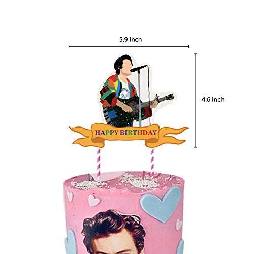 Harry styles birthday decorations, harry styles party decorations Set includes happy birthday banner, harry styles cake toppers,birthday harry styles balloons for harry styles decorations party 3