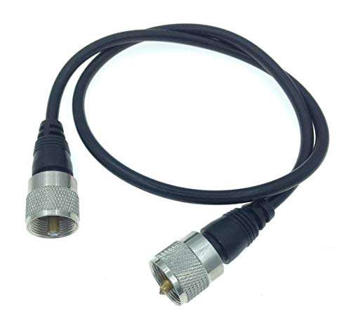 RedYutou RG58 cb Antenna cb Radio CB Coax Cable UHF PL259 Male to UHF PL259 Male (60cm) 2