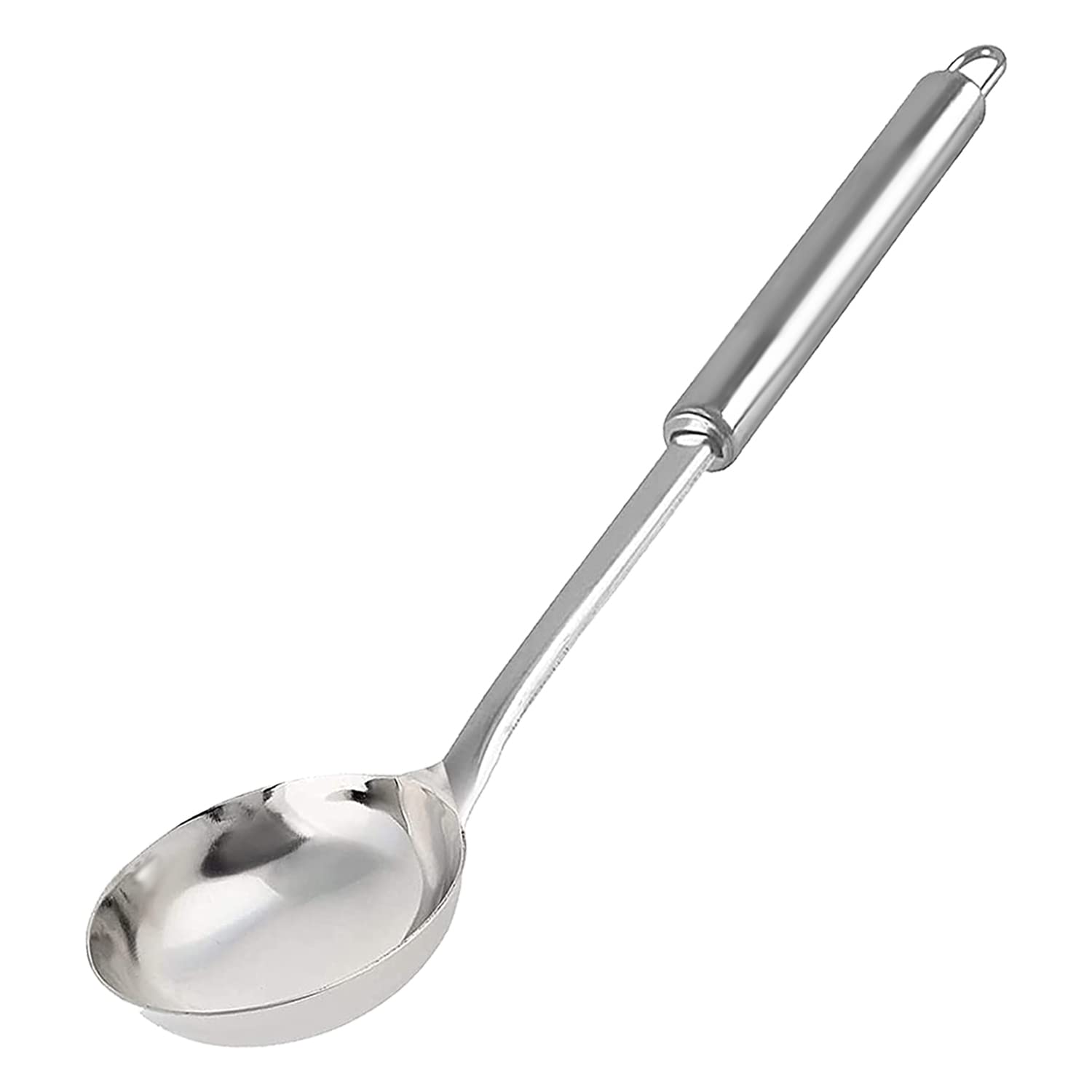 Heart Home Ladle|Stainless Steel Serving Chamcha|Nonstick Cooking Ladle|Utensils Cookware Gadgets for Kitchen|9 cm (Silver) 4
