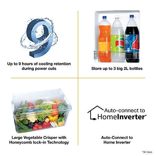 Whirlpool 190 L 3 Star Direct-Cool Single Door Refrigerator (WDE 205 CLS PLUS PRM 3S, Magnum Steel, 2022 Model) 6