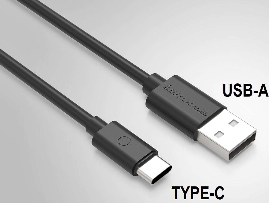 twance PVC Fast Charging Type C USB Cable - (Black / 1 M) I 65W / 3.1A 480 Mbps Data Sync & Transmission Unbreakable I Compatible with All C Type Devices & Smartphone 3