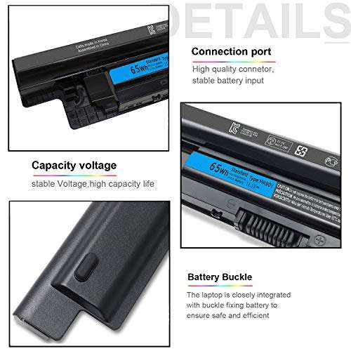 Shareway 65Wh Replacement Laptop Battery Compatible with Dell Inspiron 14-3421 14-7447 15-3521 15-3537 17-3721 17-3737 Latitude 3540 3440 P/N X29KD MR90Y XCMRD MK1R0 VR7HM V8VNT 5