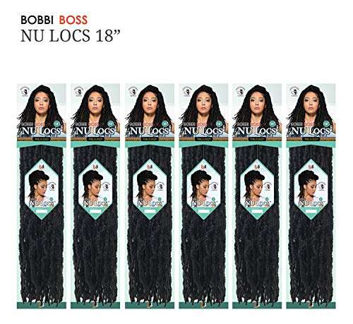 6-Pack, M27/Gold: Bobbi Boss Synthetic Hair Crochet Braids African Roots Braid Collection Nu Locs 18" (6-Pack, M27/Gold) 3