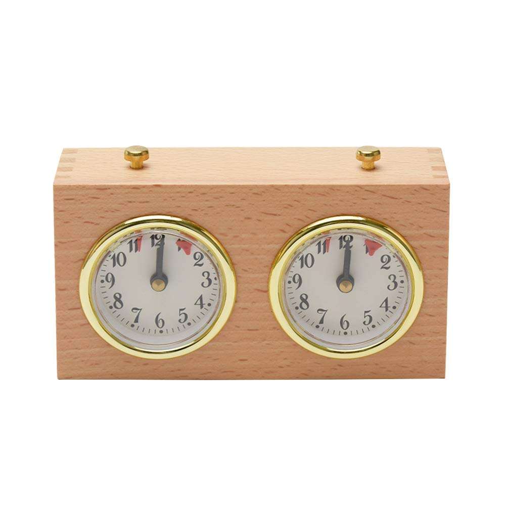 Professional Chess Clock Game Timer - International Analogue I-GO Count Up Count Down Timer, No Battery Needed 1