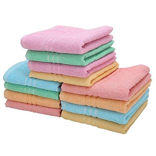 Ayus Cotton Kitchen Towels 275 GSM (Set of 10, Multicolour) 1