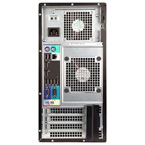 Dell Precision T1650 PC Tower Desktop Computer - Quad Core i5 3rd Gen, 8GB DDR3 RAM, 256GB SSD, New Keyboard, Mouse, WiFi Adapter, Windows 10 Home (Renewed) 3