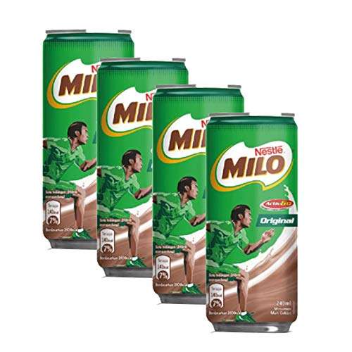 Nestle Milo Minuman Malt Coklat, 4 x 240 ml 1