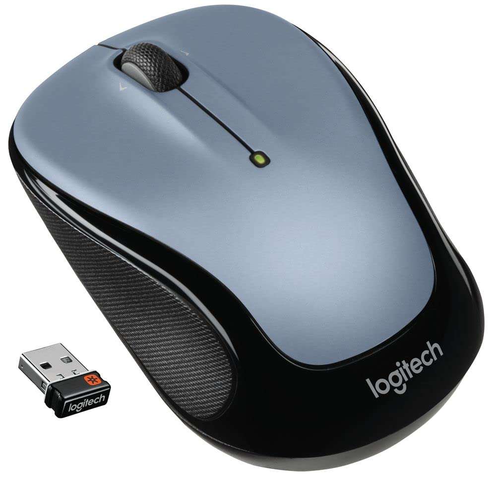 Logitech Wireless Mouse M325 with Designed-For-Web Scrolling - Light Silver 1