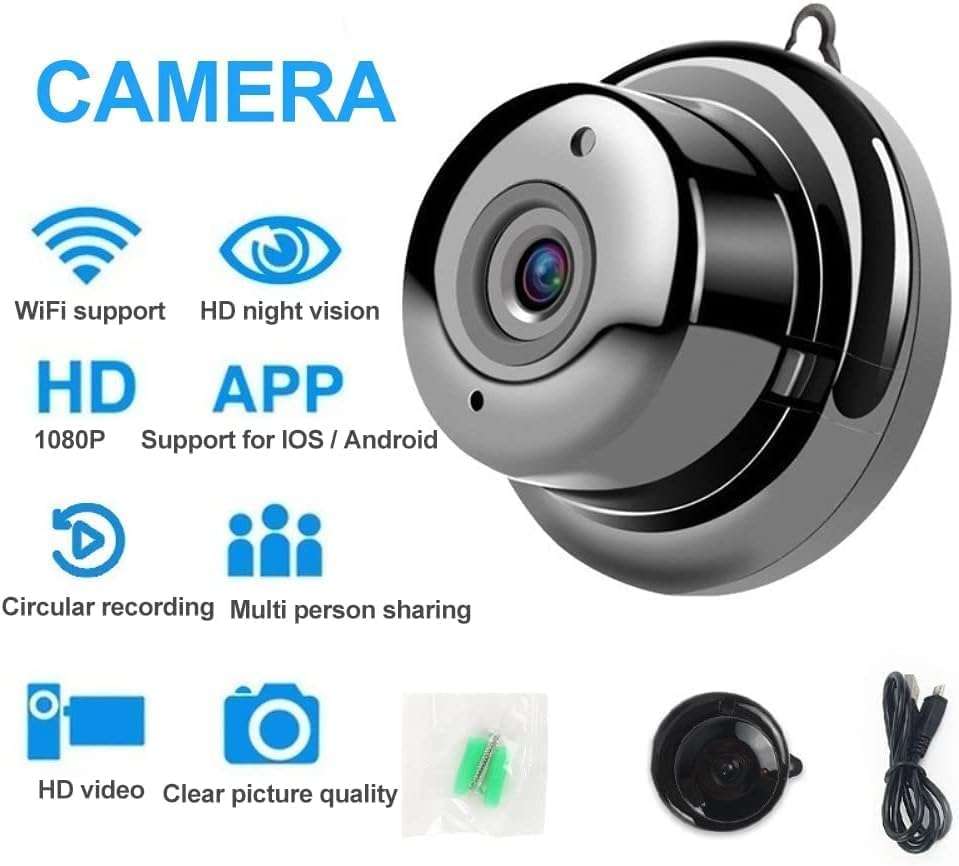 GARYVIZ Wireless Indoor Smart Home Security 1080p Hidden Camera 24x7 Continuous Recording with Motion Sensor & Auto Tracking Smart Motion Detection and Alarm, Mini Spy Camera (1) 3