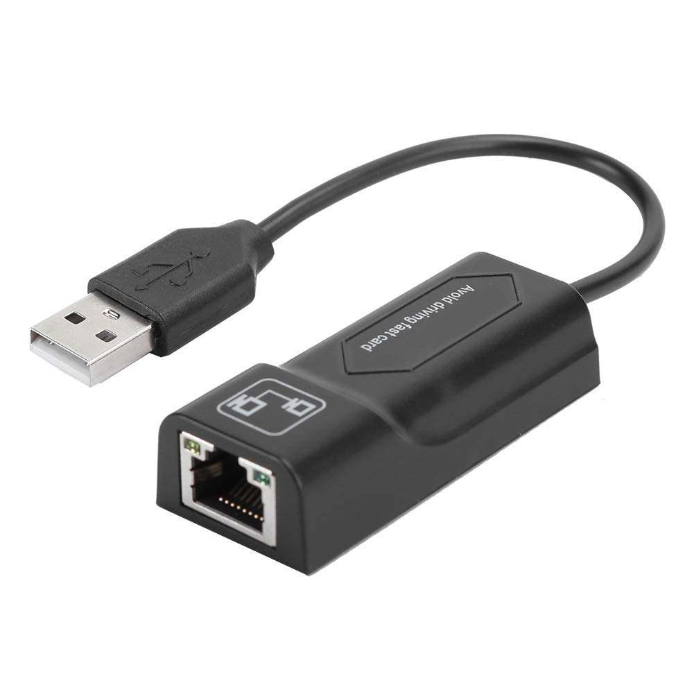 Ethernet to USB Adapter, USB to RJ45 Ethernet Adapter Ethernet Adapter USB2.0 to RJ45 Wired Cable Card 10/100 Mbps USB Ethernet Laptop Desktop 8152 Chip 1