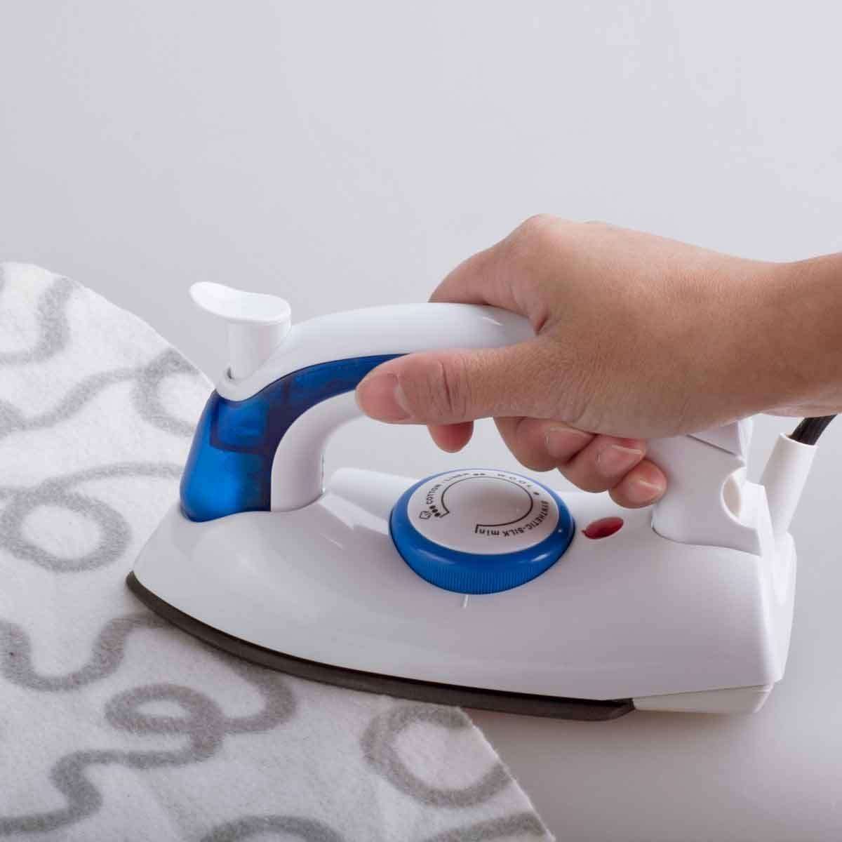 KINZILLA Folding Travel Household Steam Electric Iron Hand-Held Mini Iron with Foldable Handle, Compact for Clothes 3