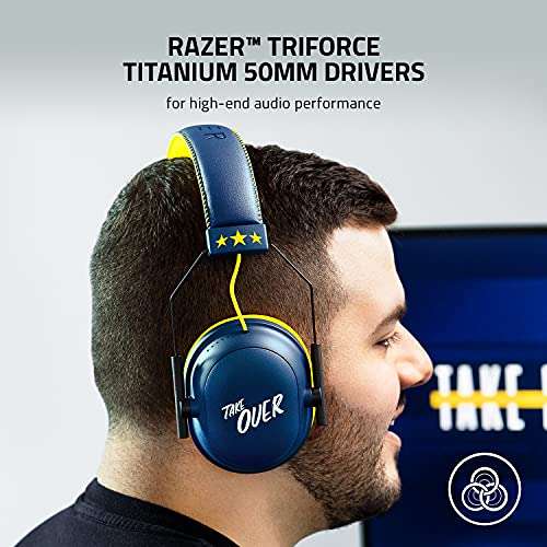 Razer BlackShark V2 Gaming Headset: THX 7.1 Spatial Surround Sound - 50mm Drivers - Detachable Mic - for PC, PS4, PS5, Switch, Xbox One, Xbox Series X & S - 3.5mm Audio Jack & USB DAC - CourageJD 2