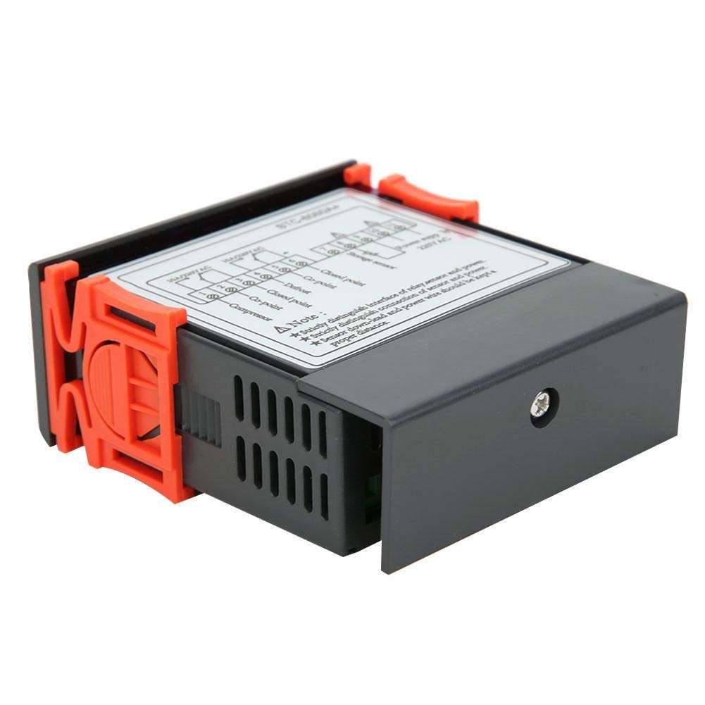 Temperature Controller, -40°C-50°C Defrosting 220V Single Sensor Lightweight Thermostat, Small for Refrigeration Storage for Refrigeration Truck 5