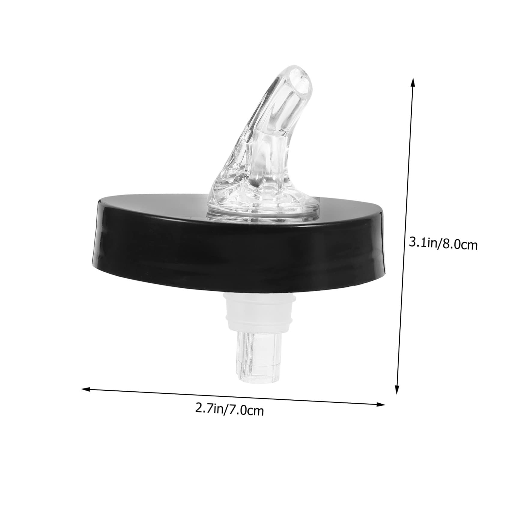 PRETYZOOM Ball Canning Oil Spout Jar Lid Dispenser Wide Mouth Jar Lid Oil Spout Pourer Easy Oil Pour Container for Jar 5