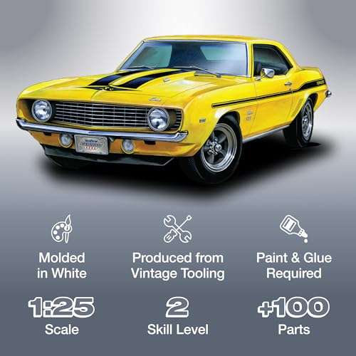AMT 1969 Chevy Camaro (Yenko) 1:25 Scale Model Kit 2