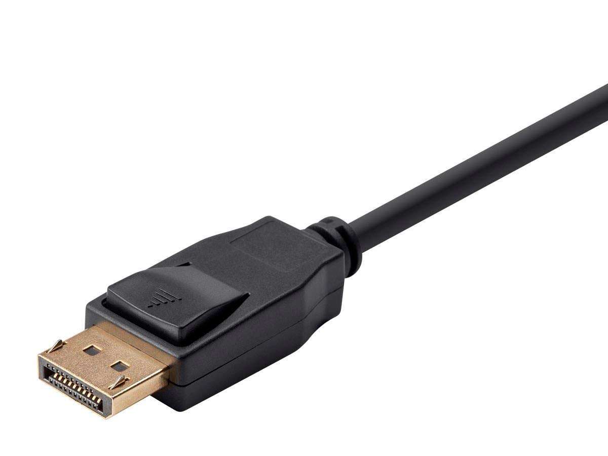 Monoprice 115888 Mini DisplayPort 1.2 to DisplayPort Cable - 1.5 Feet, 4K Capable, Supports 3D Video - Select Series Black 3