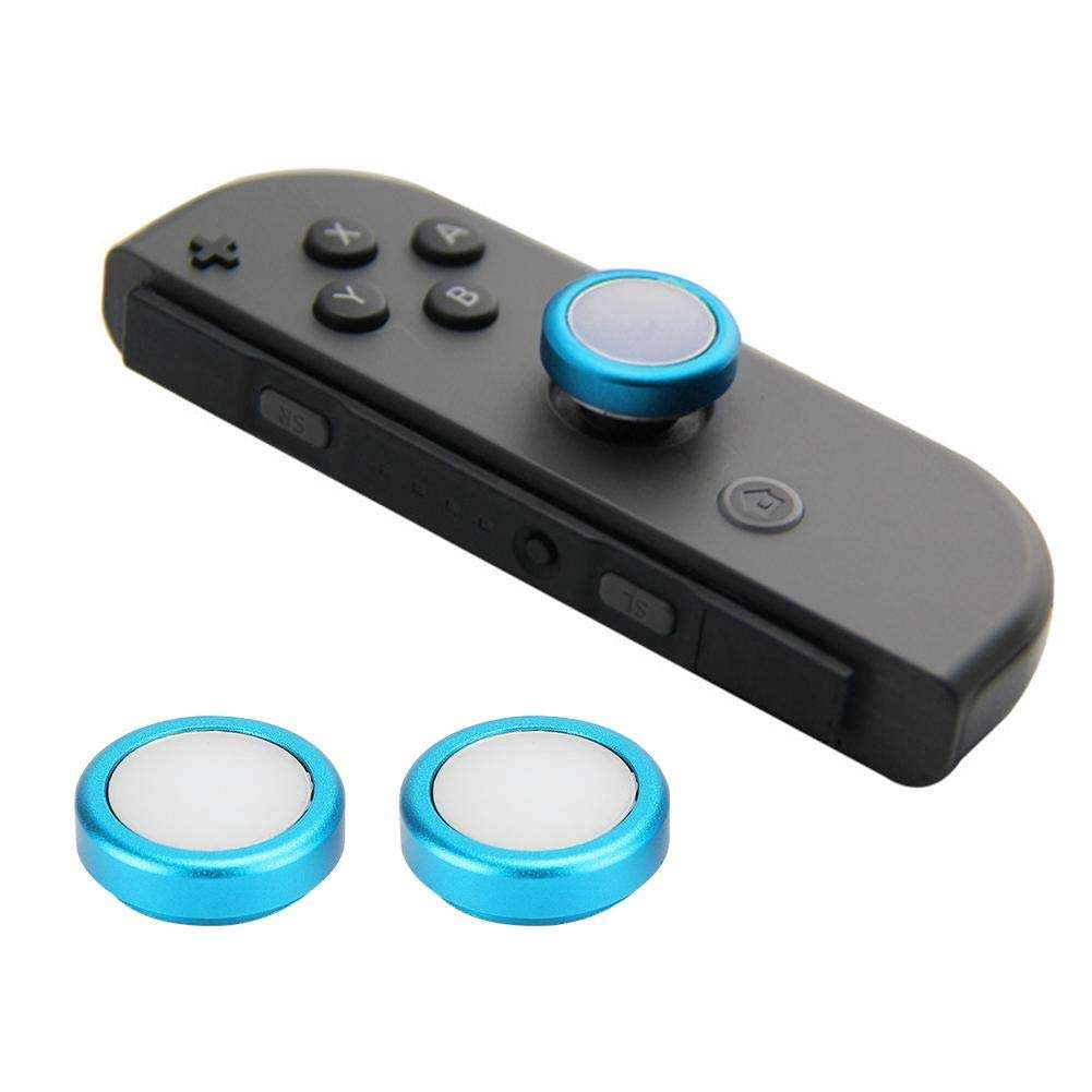 Button Cover, Button Cap, Game Controller Cap, Comfortable Game Controller Cap Delicate Protective Cover Durable Game Controller Cap 2 Pcs Silicone Gel Button Cap for(blue) 5