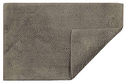 Riviera 100% Cotton Reversible Bath mat- Soft and Super Absorbent Bath Rug-Suitable for Kitchen, Bedroom and Bathroom Floor mat - Dry Fast Water Absorbent Rug & Machine-Washable (33X48, Latte) 1