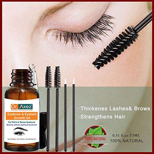 Dr. Axez Eyebrow & Eyelash Growth (With Castor Oil 100% Pure and Natural Harbal Hair Oil Hand Made & Home Made) (Eyebrow & Eyelash Growth OIL, 30 ML) 5