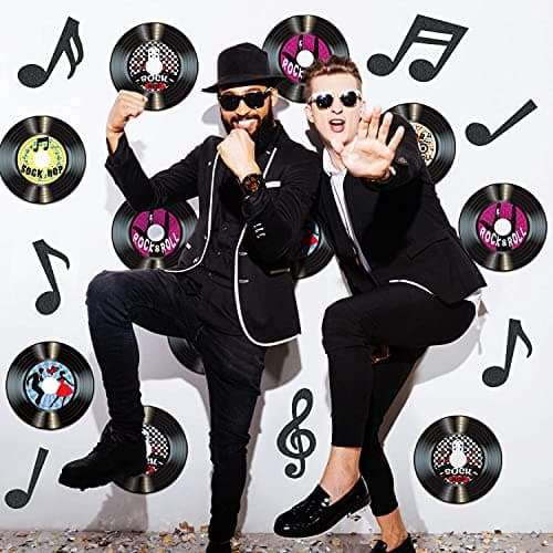 42 Pcs Music Notes Cutouts Musical Party Decorations Music Notes Silhouette for Music Theme Birthday Party Supplies Baby Shower School Bulletin Board Craft Home Wall Decor 5