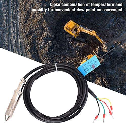 FS200-SHT3X Soil Sensor, Digital Soil Moisture Sensor Meter High Accuracy Low Consumption Soil Measuring Tool, Soil Temperature and Humidity Sensor Probe(FS200-SHT31) 6