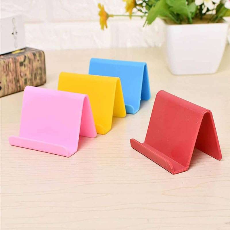 PARVY Cell Phone Stand for Desk, Adjustable Phone Holder Universal Foldable Stand(5 Pcs/Multicolour)