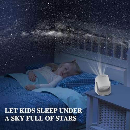 Orzorz Slide Discs Star Projector Galaxy Light Home Planetarium Projector (Work Star Projector) (California Nebula) 5