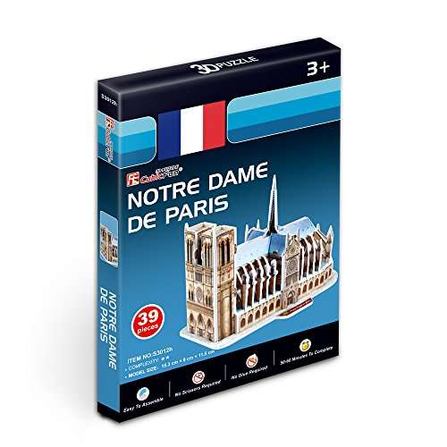CubicFun 3D Puzzle S-Series "Notre Dame de Paris - France" 2