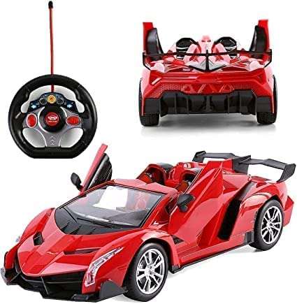 Frowwy Winner Racing car for Kids RC car Lighting Doors can be Open and Closed Multi Color car [Premium Edition] Sport Racing Car for Kids with Best Birthday Gift for Kids 1