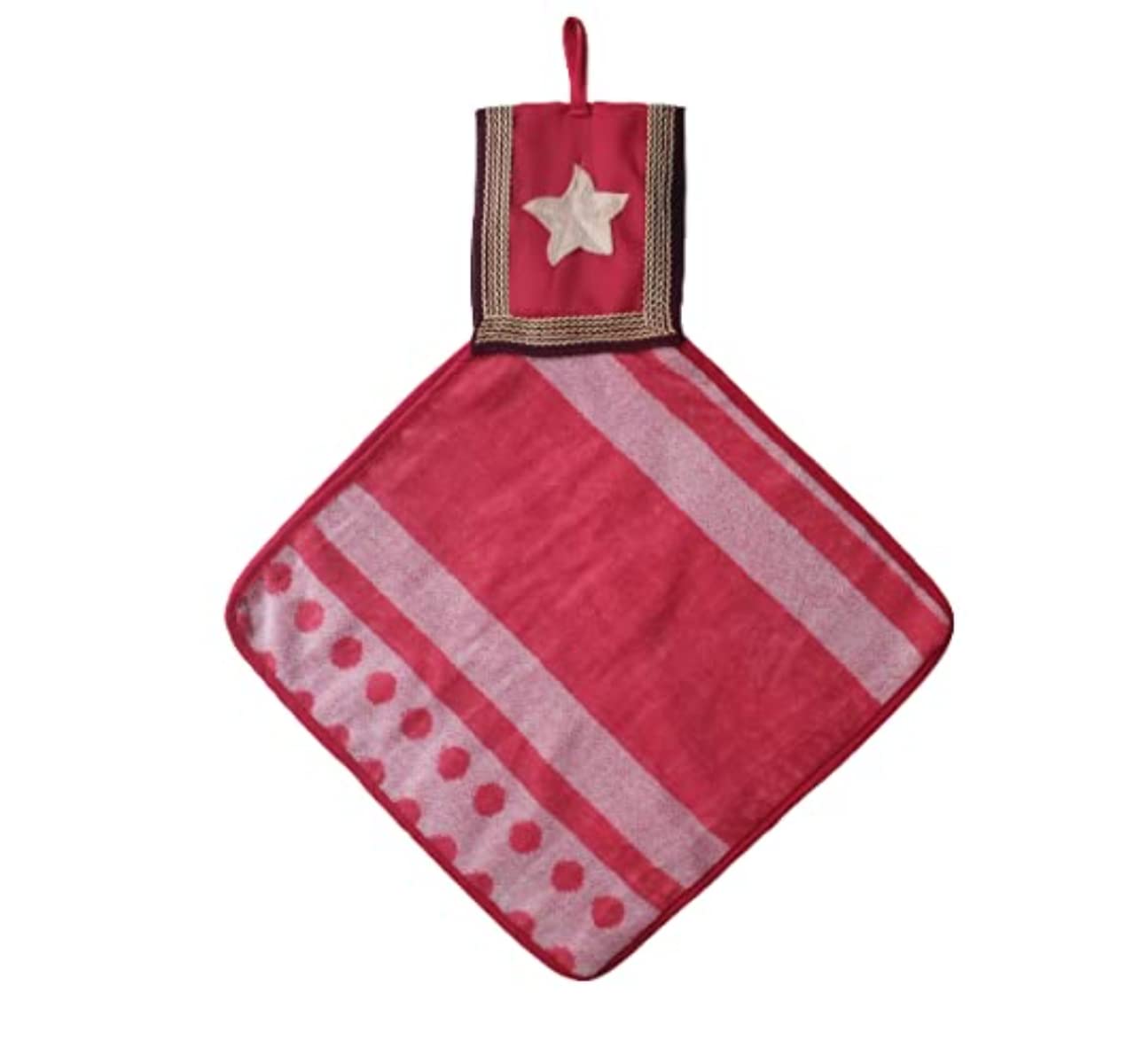 kashviproducts Gorgeous Washbasin Towel, Square Double Sided, Elegant Look,, 100% Cotton, GSM 400, Super Absorbent, Ultra Soft, Suitable for Washbasin & Kitchen (Multi Color+ Printed) Set of 6 5