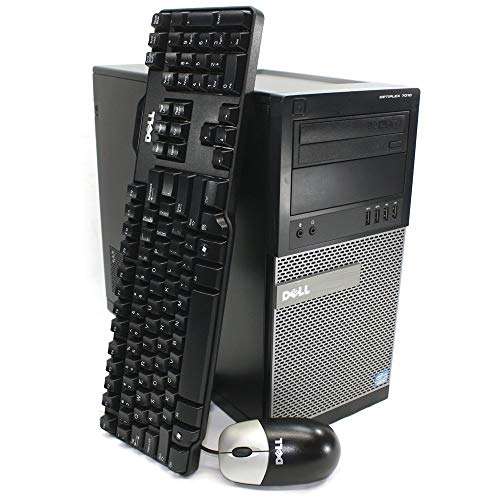 Dell 7010 Tower i5 3470 16GB 2TB DVD Win 10 Pro Bundle Dual 22" LCD (Renewed) 4