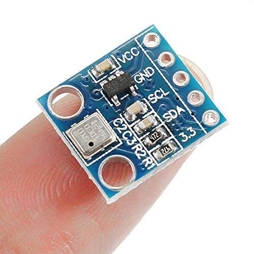 ZJYSM 3pcs GY-68 300-1100hPa BMP180 BOSCH Temperature Module Atmospherical Pressure Sensor Instead Of BMP085 High Precision Low Energy Consumption Temperature Output 8-Pin LCC I2C Interface Lead Unfre 6