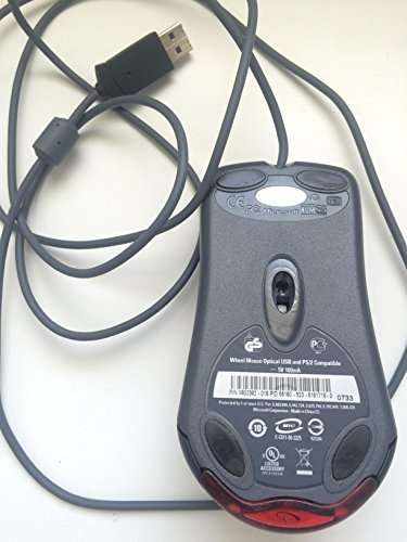 Microsoft Wheel Optical Mouse, Black 2