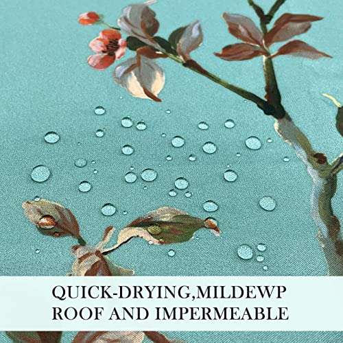 Floral Bathroom Shower Curtains Fabric Shower Curtain Waterproof Curtains for Bathroom Quick-Drying Kitchen Curtains Machine Washable with 12 Hooks-Gray 72" X 72''-Marbling 5