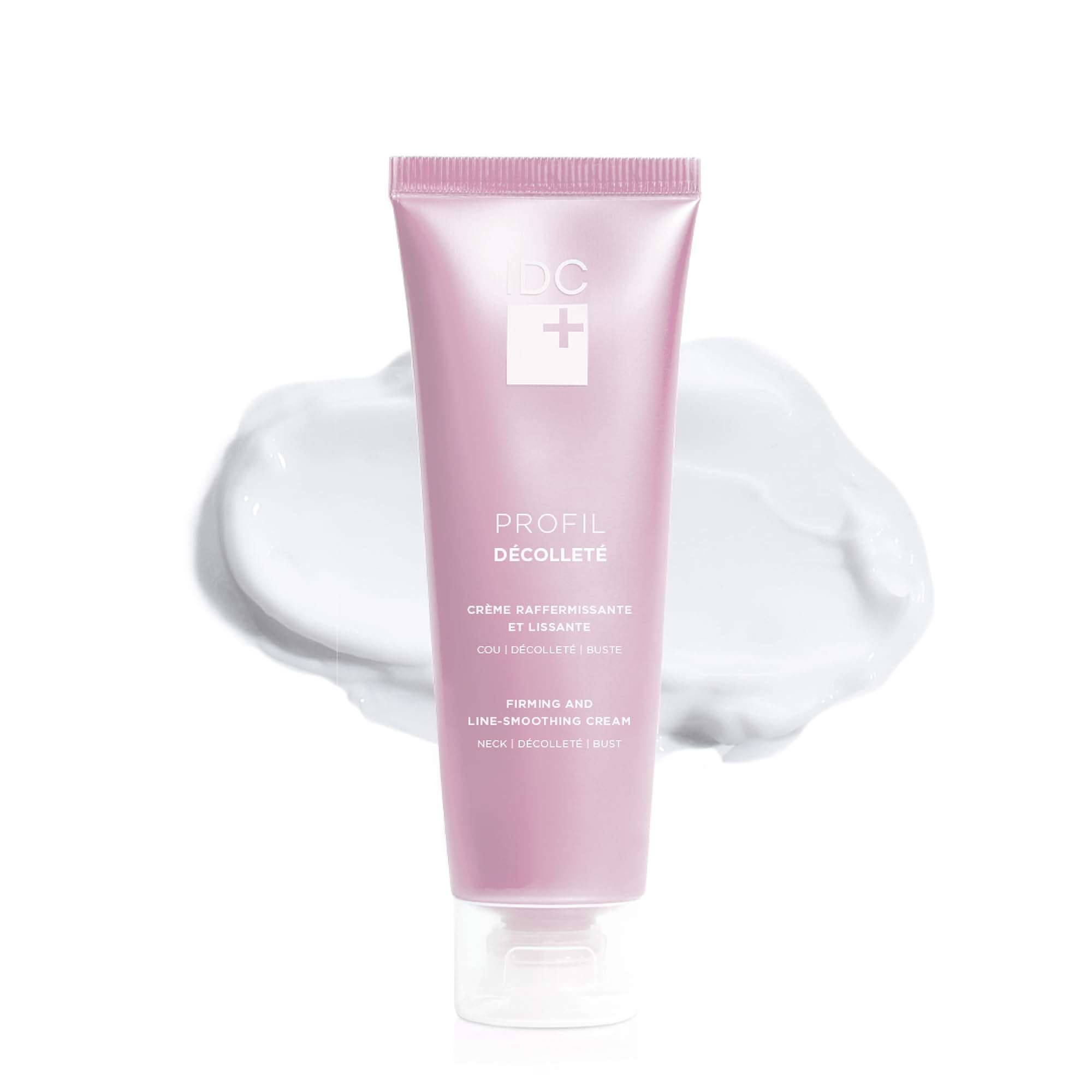 IDC Dermo Profil Décolleté Cream for Neck And Décolleté - 2.7 fl oz - Vegan Anti Aging Neck And Decollete Firming And Lifting Cream for Women - Breast Lift Peptide Complex Cream for Tightening