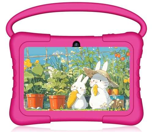 NORTH BISON Kids Tablet, 7 inch Android 11.0 Tablet for Kids, 3GB RAM 32GB ROM Toddler Tablet with Bluetooth, WiFi, GMS, Parental Control, Dual Camera, Shockproof Case, Educational, Games 1