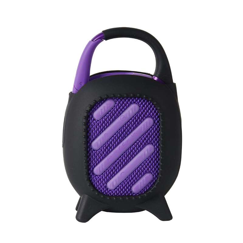 MIGOTODA Silicone Protective Case for JBL Clip 5 Portable Mini Bluetooth Speaker - Model JLCLP5-N2 (Black) 5